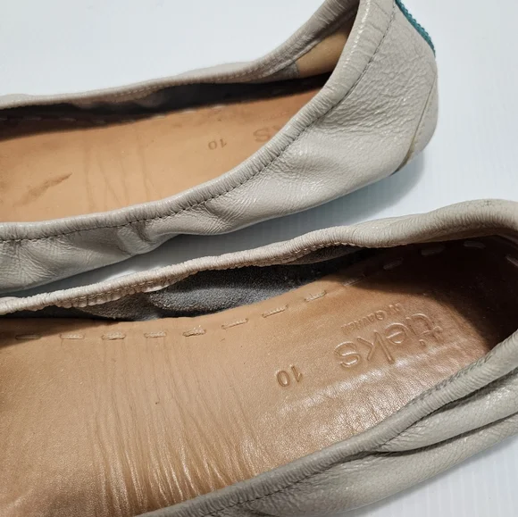FEATHER GREY TIEKS, SIZE 10 - Picture 3 of 5